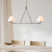 Horizon Gold or Black with White Shade Pendant Light - Lighting.co.za