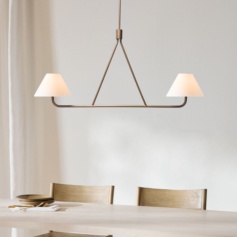 Horizon Gold or Black with White Shade Pendant Light - Lighting.co.za