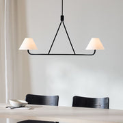 Horizon Gold or Black with White Shade Pendant Light - Lighting.co.za