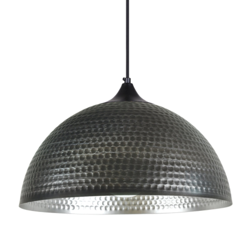 Brooklyn Beaten Antique Brass | Silver Pendant Light - Lighting.co.za