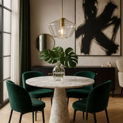 Vetra Style 2 Clear Glass and Gold Pendant Light - Lighting.co.za