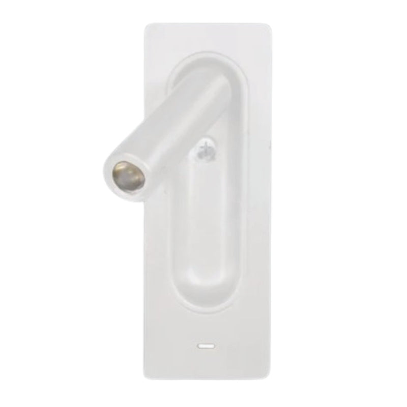 Atlantis 3W LED Bronze Gold | Black | White Recessed Bedside Reading Wall Light with USB - Lighting.co.za