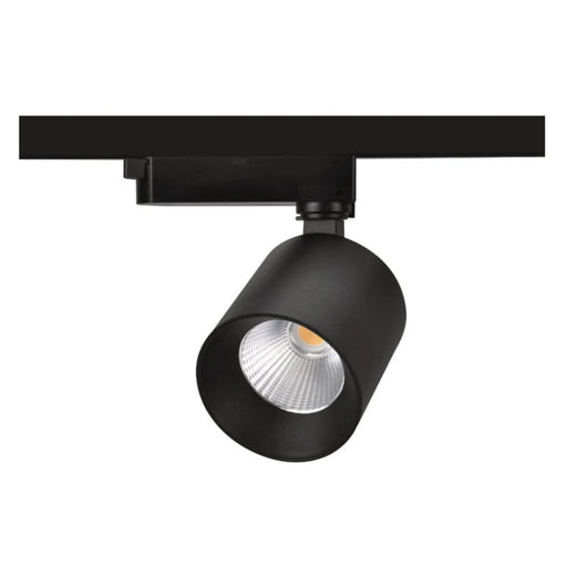 New York 1 30W LED Black | White 3 Wire Track Spot Light - Lighting.co.za