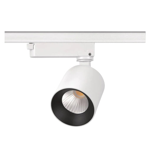 New York 1 30W LED Black | White 3 Wire Track Spot Light - Lighting.co.za