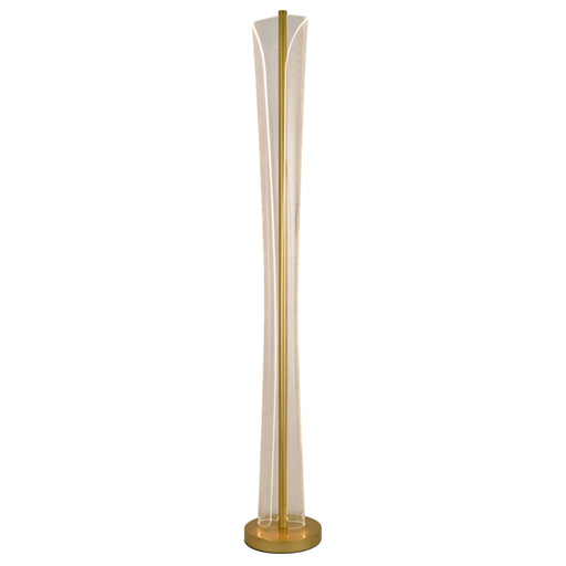 Cocoon Gold and Clear LED Floor Lamp - Lighting.co.za
