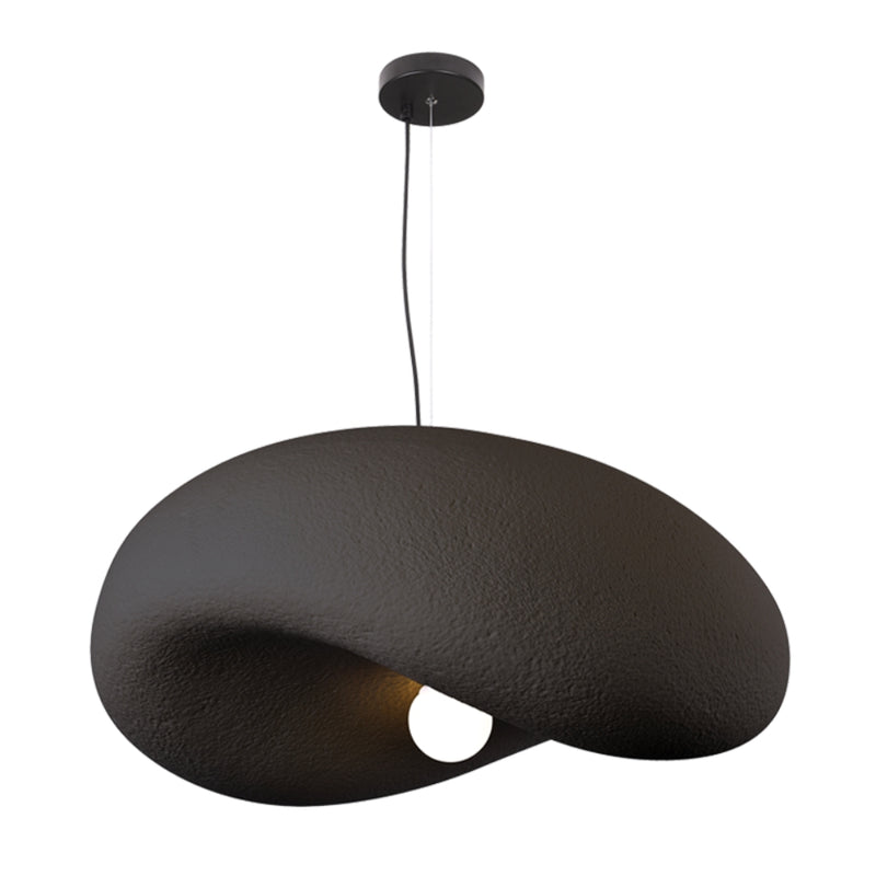 Jasper White or Black Organic Pendant Light 3 Sizes - Lighting.co.za