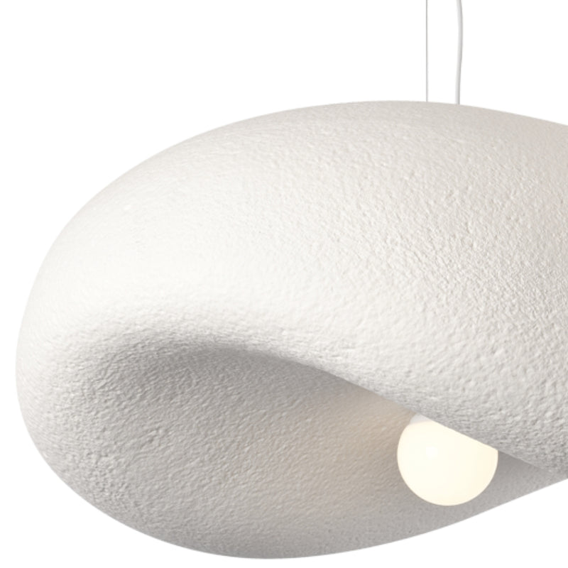 Jasper White or Black Organic Pendant Light 3 Sizes - Lighting.co.za