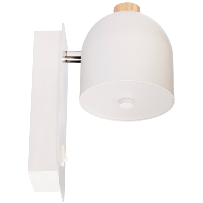 Novel Black Or White LED Bedside Reading Wall Light - Lighting.co.za
