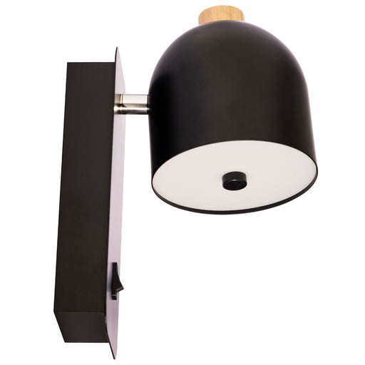 Novel Black Or White LED Bedside Reading Wall Light - Lighting.co.za