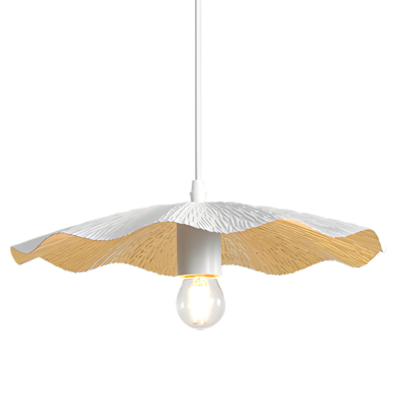 Ansley White and Gold Disk Pendant Light - Lighting.co.za