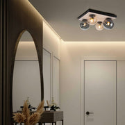 Daria Amber and Smoke Glass Ceiling Light 2 Sizes - Lighting.co.za