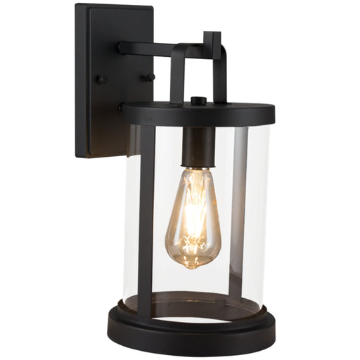 Titan Black Outdoor Lantern Wall Light - Lighting.co.za