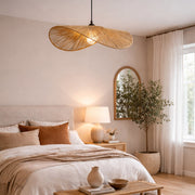 Bent Natural String Rattan Pendant Light - Lighting.co.za