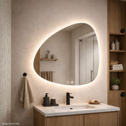 Yota Irregular Backlit LED Anti-Fog Bathroom Mirror - Lighting.co.za