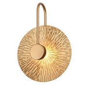 Leaf Gold | White Round LED Wall Light - Lighting.co.za