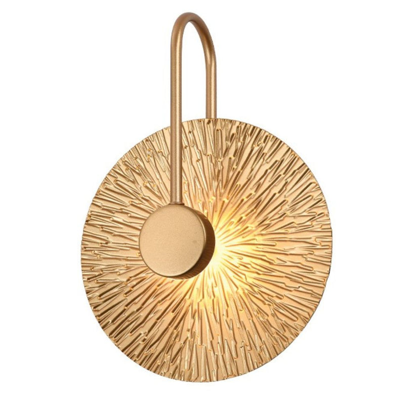 Leaf Gold | White Round LED Wall Light - Lighting.co.za