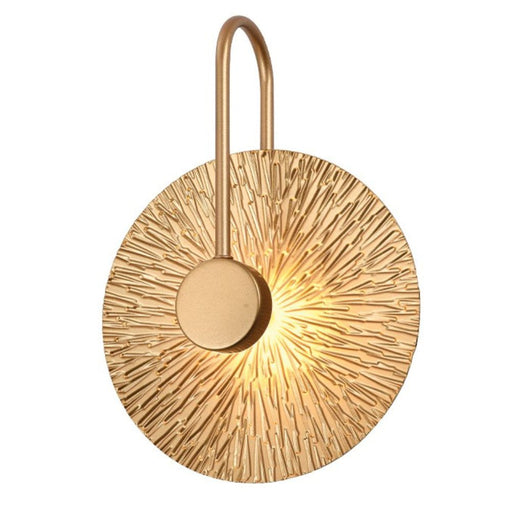 Leaf Gold | White Round LED Wall Light - Lighting.co.za