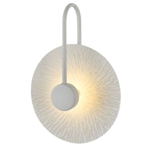 Leaf Gold | White Round LED Wall Light - Lighting.co.za