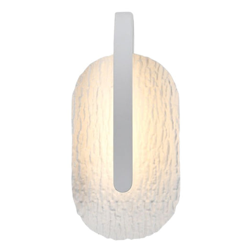 Leaf Gold | White Oval LED Wall Light - Lighting.co.za