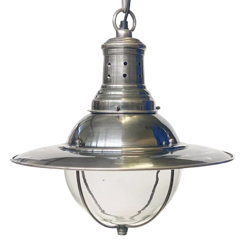 Wellington Black or Antique Brass Cage Pendant Light - Lighting.co.za