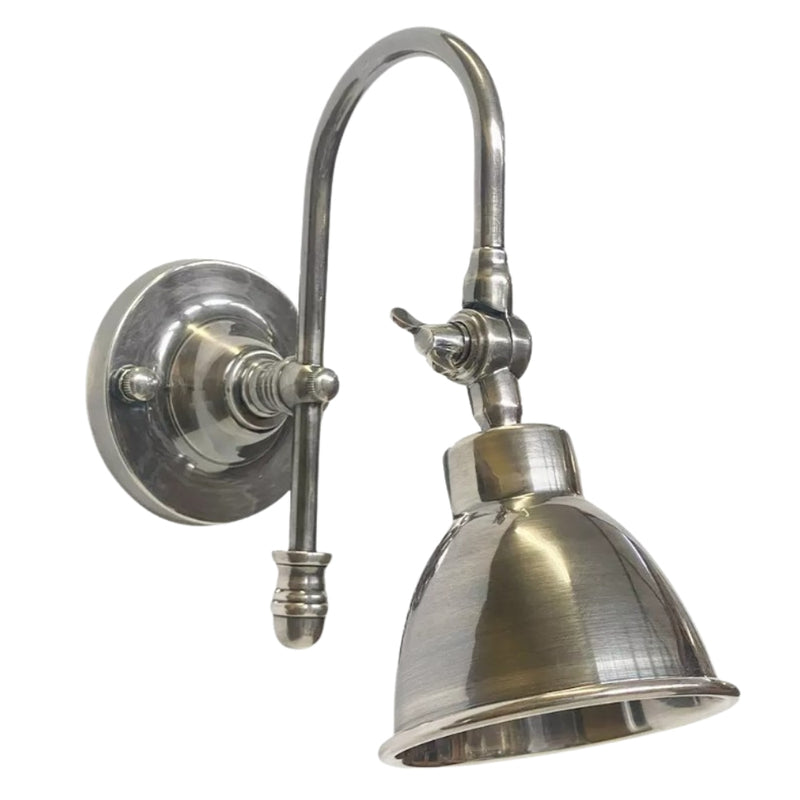 Pasco Antique Brass | Matt Black Wall Light - Lighting.co.za