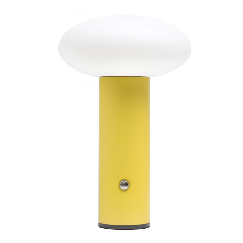 Oliver Lemon | Cream | Sage Green Rechargeable Table Lamp - Lighting.co.za