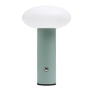 Oliver Lemon | Cream | Sage Green Rechargeable Table Lamp - Lighting.co.za