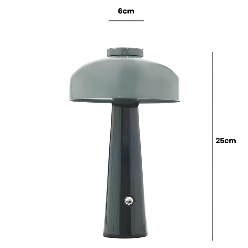 Poppy Pink | Mustard | Dusty Green Rechargeable Table Lamp - Lighting.co.za