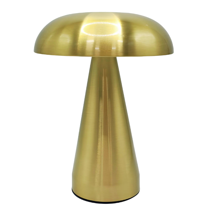Button Black | Gold | Silver Rechargeable Table Lamp - Lighting.co.za