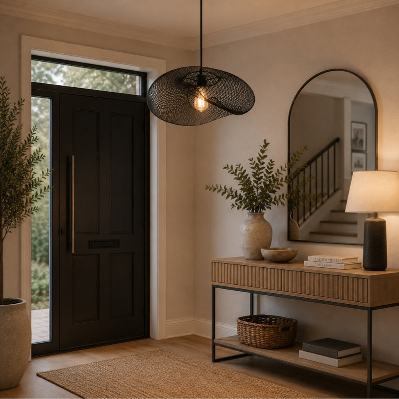 Kolkatta Black Wire Pendant Light