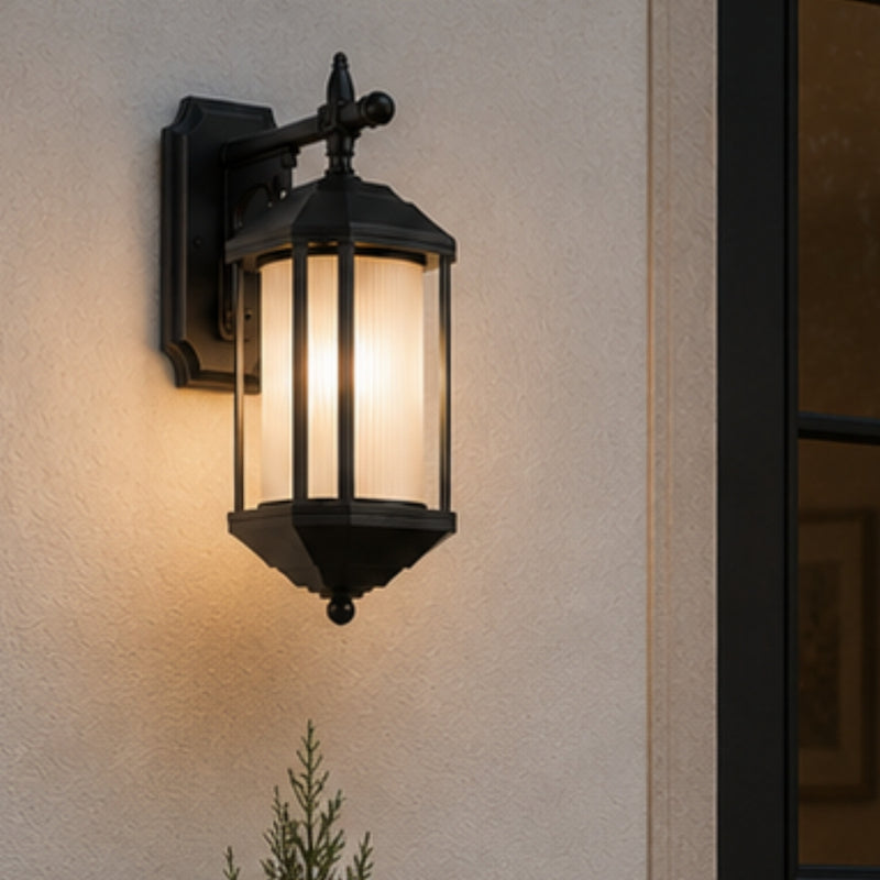 Gibson Large Outdoor Lantern Wall Light