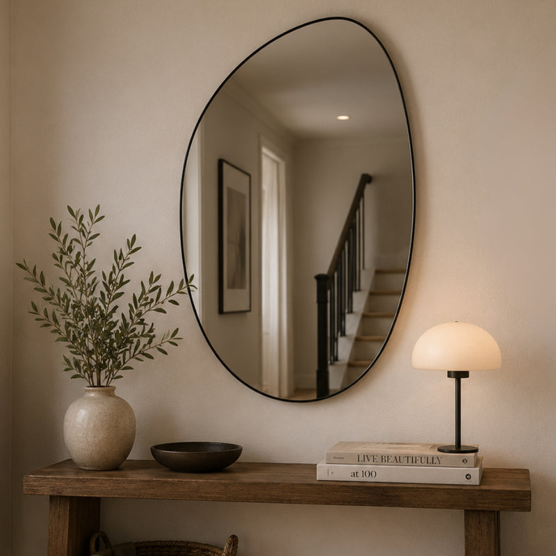 Bela Irregular Shape Framed Mirror - Lighting.co.za
