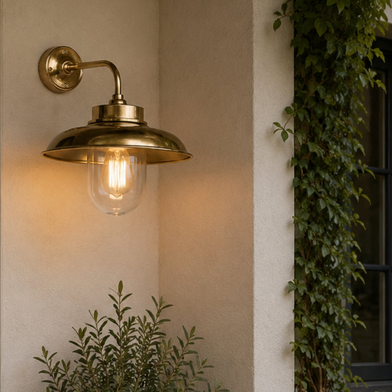 Danube Antique Brass | Antique Silver Wall Light
