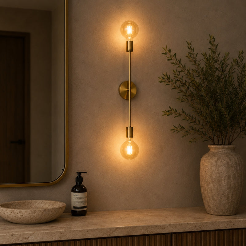 Trumperter Brass Look Wall Light