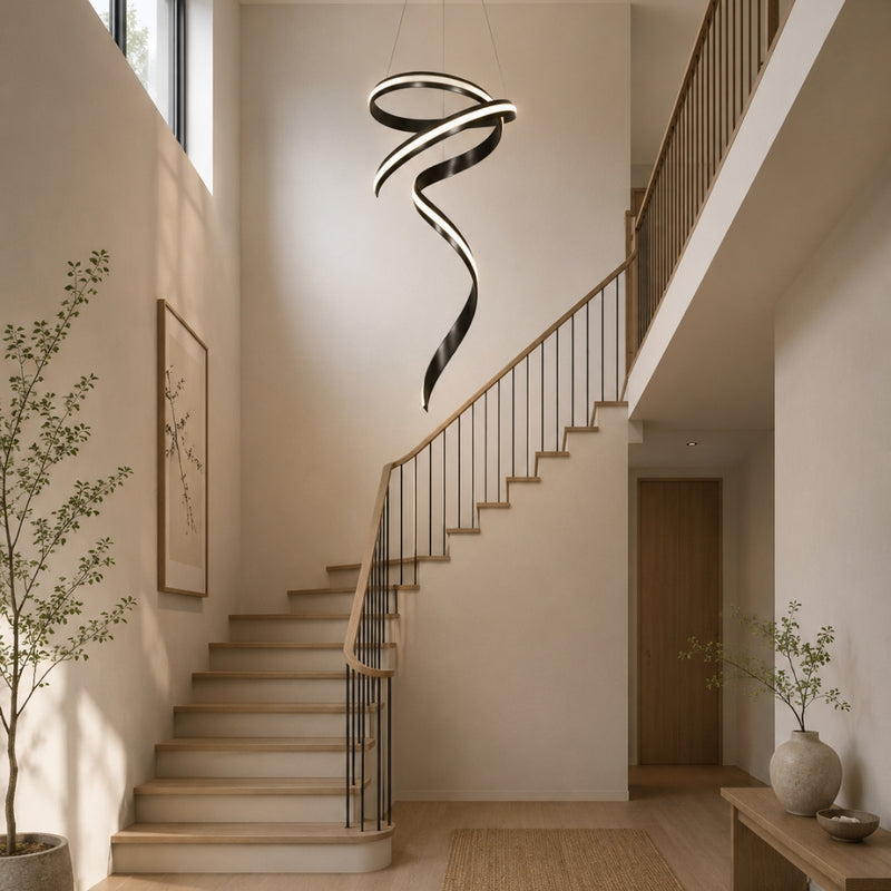Cygnet Black or Gold LED Pendant Light