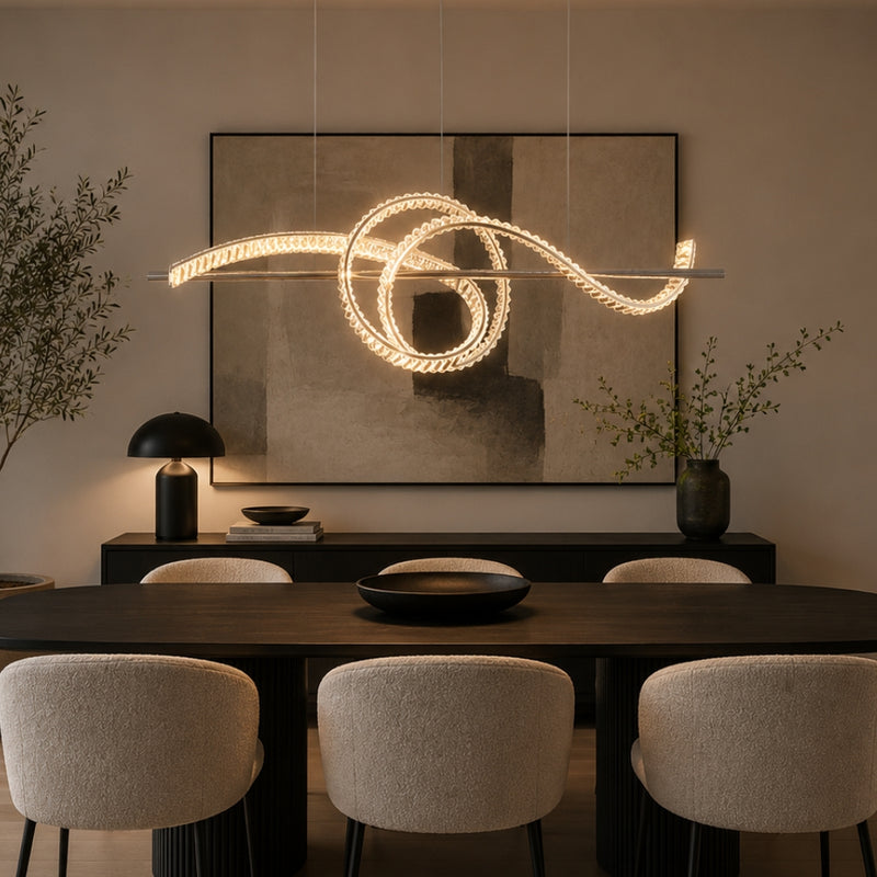 Symphony Flow LED Crystal Chandelier