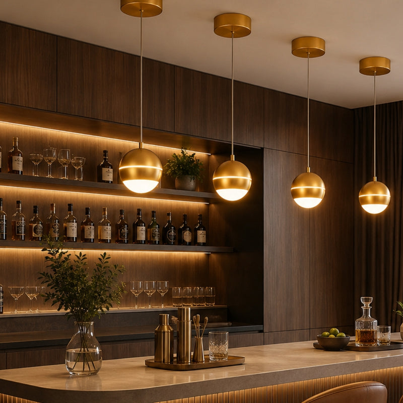 Cosmic Mini Black | Gold | White | Grey Ball LED Pendant Light