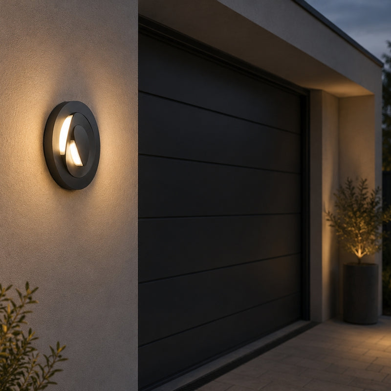 Moov Dark Grey 6W LED Outdoor Wall Light