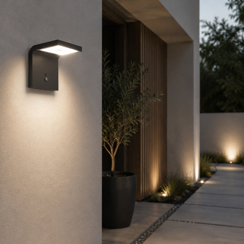 Spiante 12W LED Solar Outdoor Wall Light