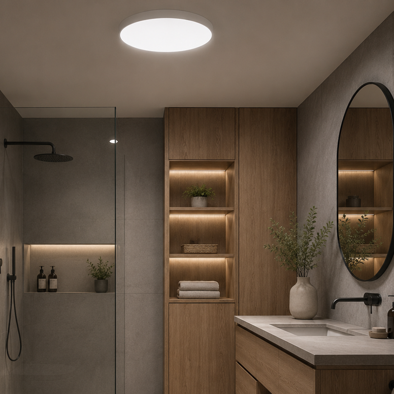 Slim White LED 4000K Non Dim Ceiling Light 3 Sizes