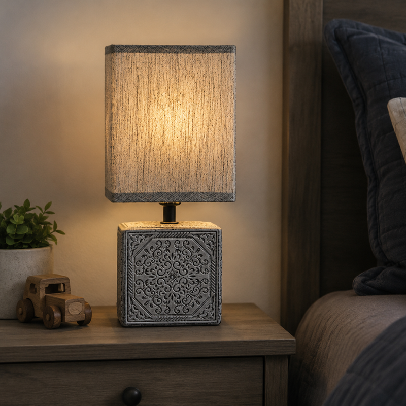 Maderia White or Black Table Lamp