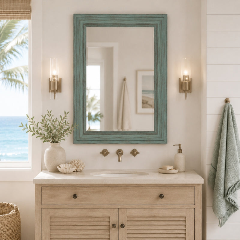 Tide Seafoam Green Wall Mirror
