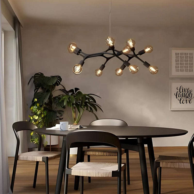Bocadella 9 Or 12 Light Black Pendant Light - Lighting.co.za
