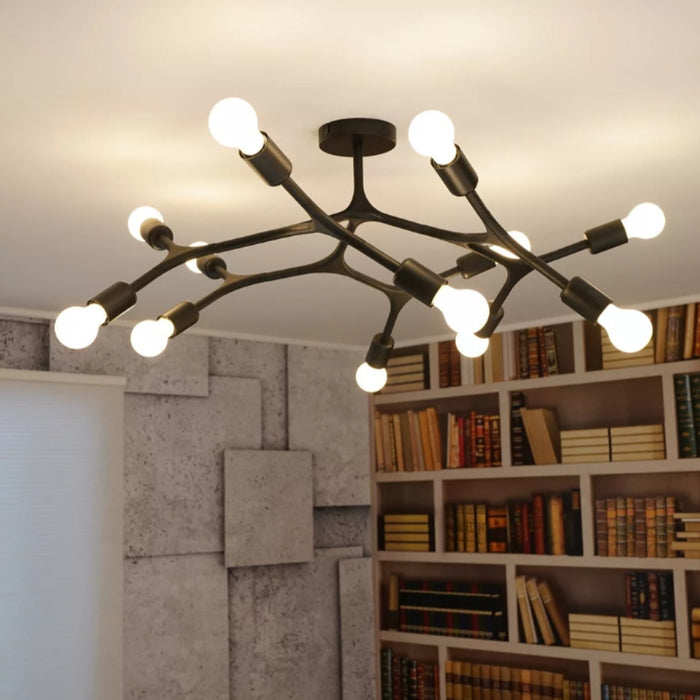 Bocadella 3 | 9 | 12 Light Black Ceiling Light