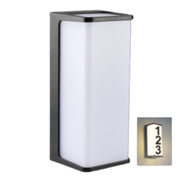 Brisk Tall Black LED Outdoor Wall Light - Lighting.co.za