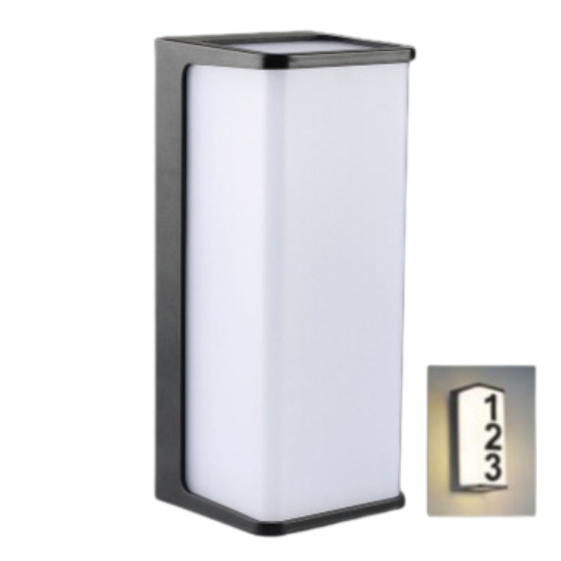 Brisk Tall Black LED Outdoor Wall Light - Lighting.co.za