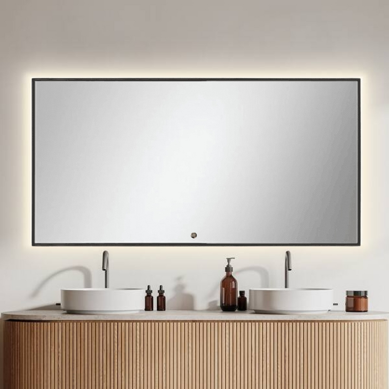 Houston Rectangular Vanity Backlit LED Wall Mirror 4 Sizes with Switch - Lighting.co.za