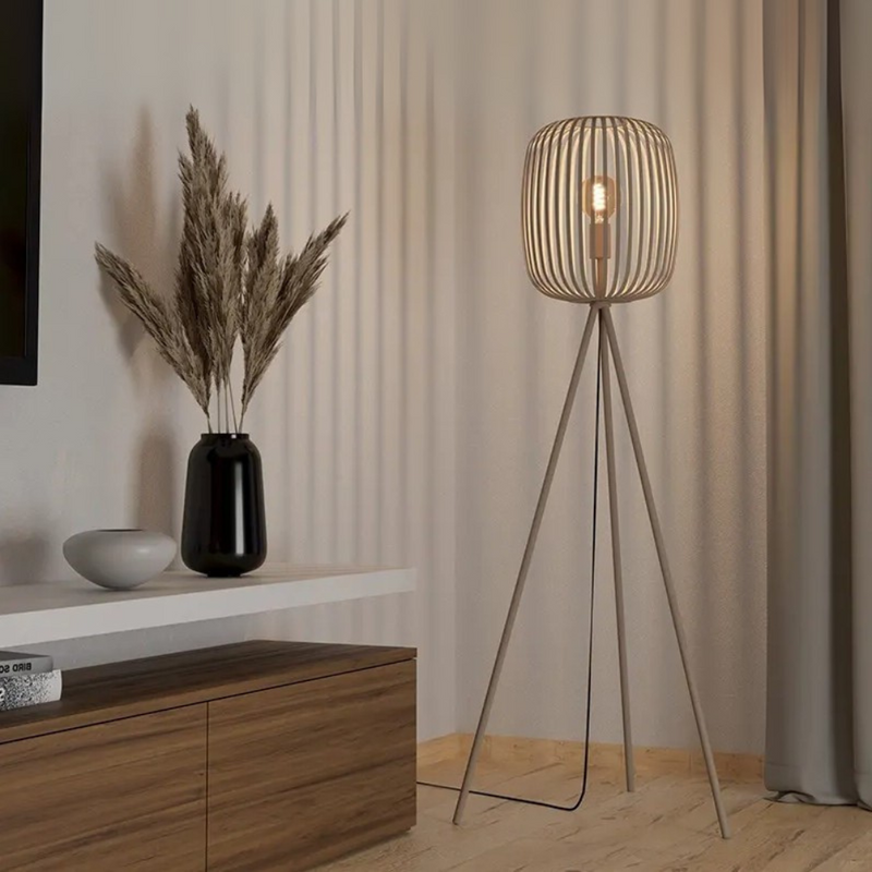Romazzina Sand Wire Shade Floor Lamp - Lighting.co.za