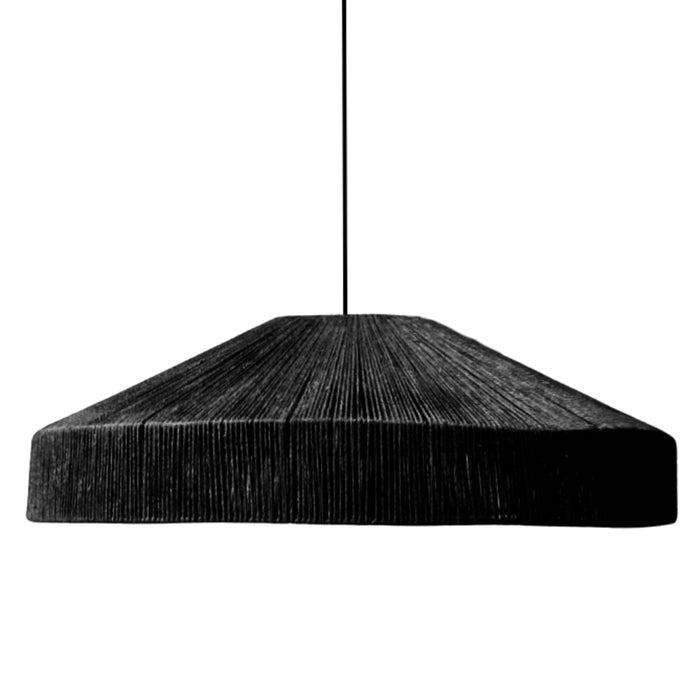 Bali Moroccan Black or Natural Jute Pendant Light