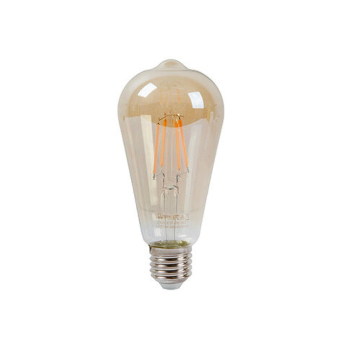 E27 ST64 E27 Amber Birdcage LED FIL 4W 2700K Bulb Non Dim R